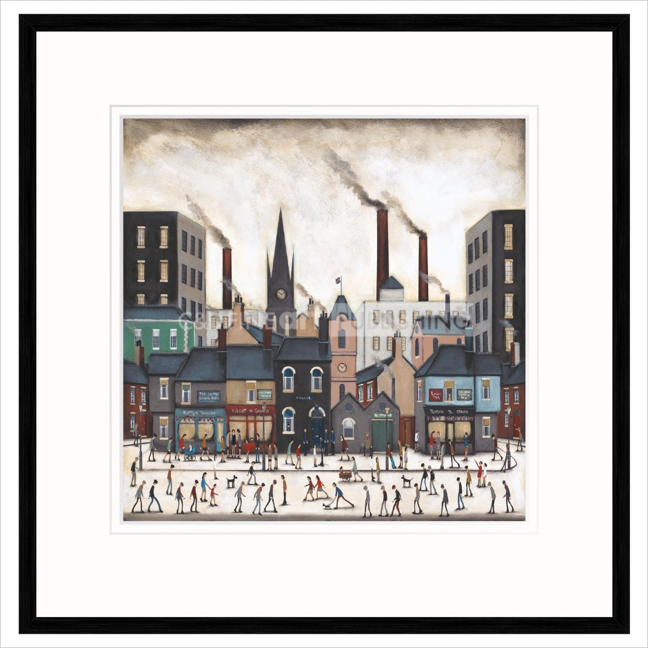A Northern Saturday Framed (option 2) Limited Edition print by Sean Durkin