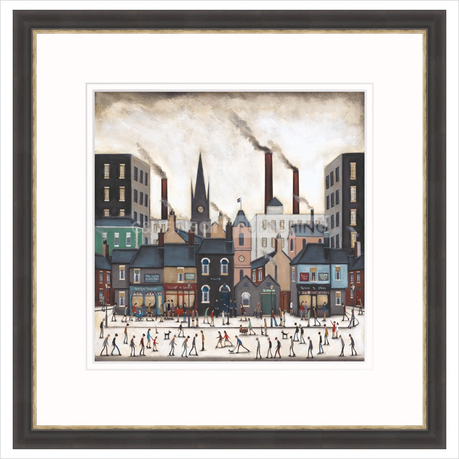 A Northern Saturday Framed (option 1) Limited Edition print by Sean Durkin