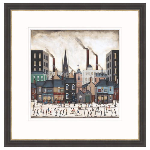 A Northern Saturday Framed (option 1) Limited Edition print by Sean Durkin