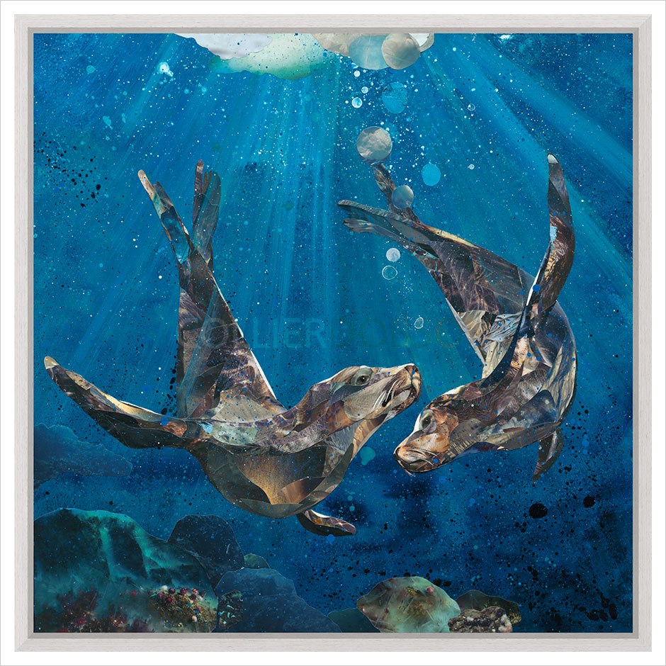 Deep Sea Dancing Framed Artist's Proof Print by Sarah Jackson