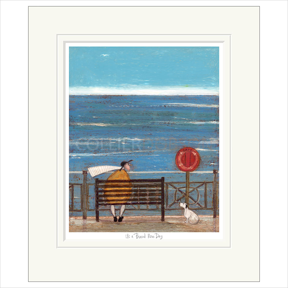 It's a Brand New Day Mounted Limited Edition Print by Sam Toft