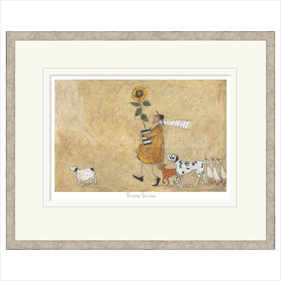 Bringing Sunshine Framed Limited Edition Print by Sam Toft
