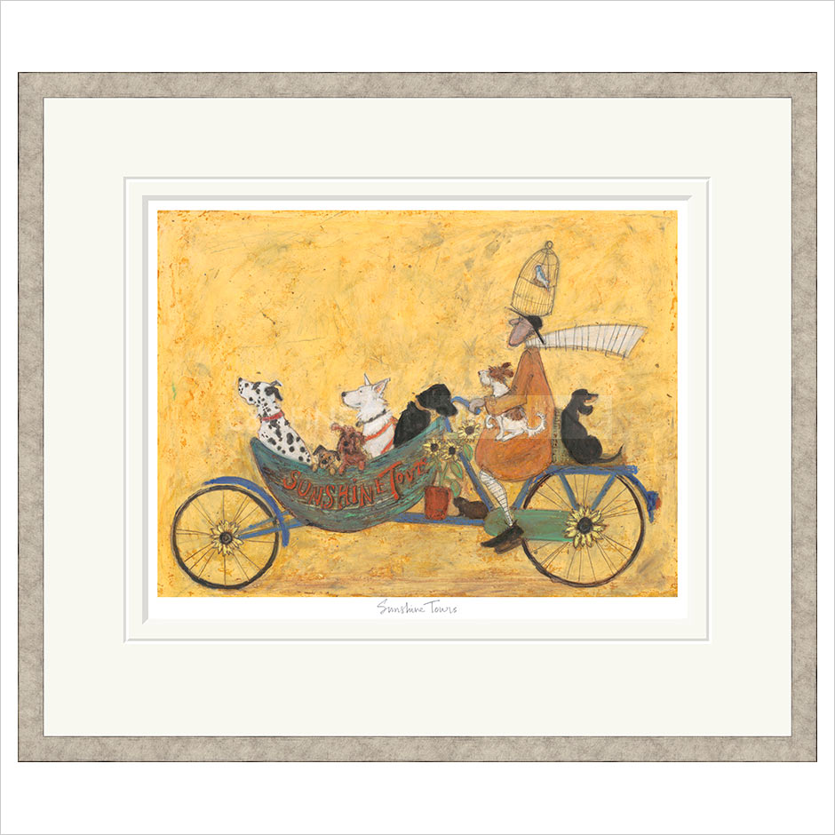 Sunshine Tours Framed Limited Edition Print by Sam Toft