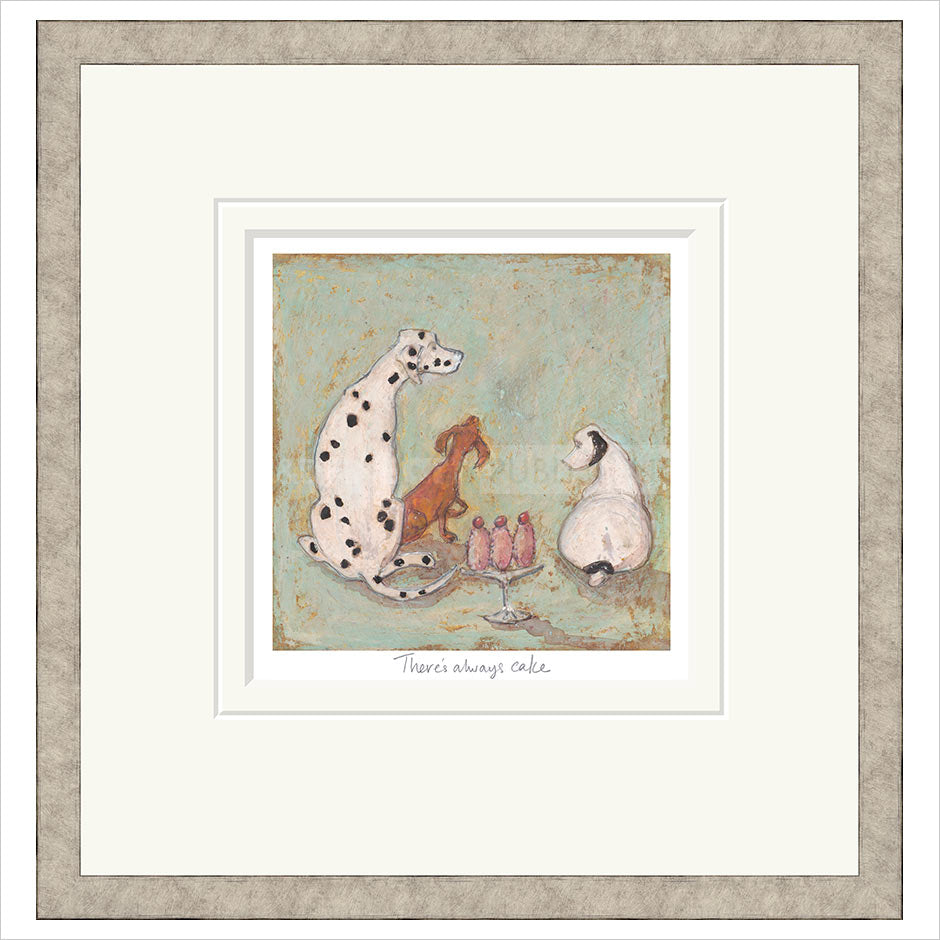 There's Always Cake Framed Limited Edition Print by Sam Toft
