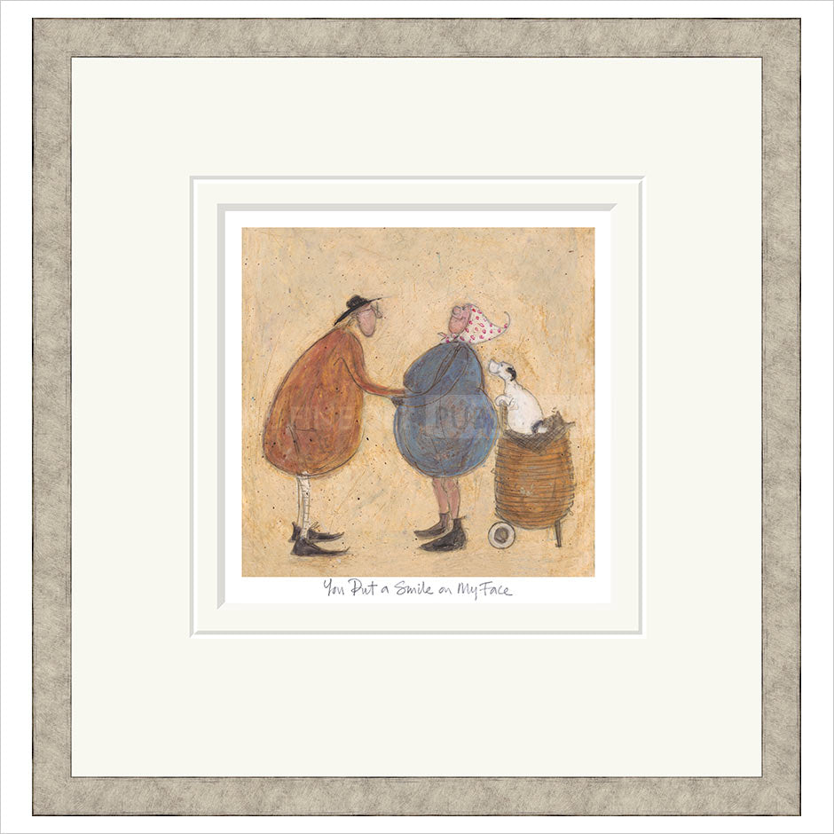 You Put a Smile on My Face Framed Limited Edition Print by Sam Toft