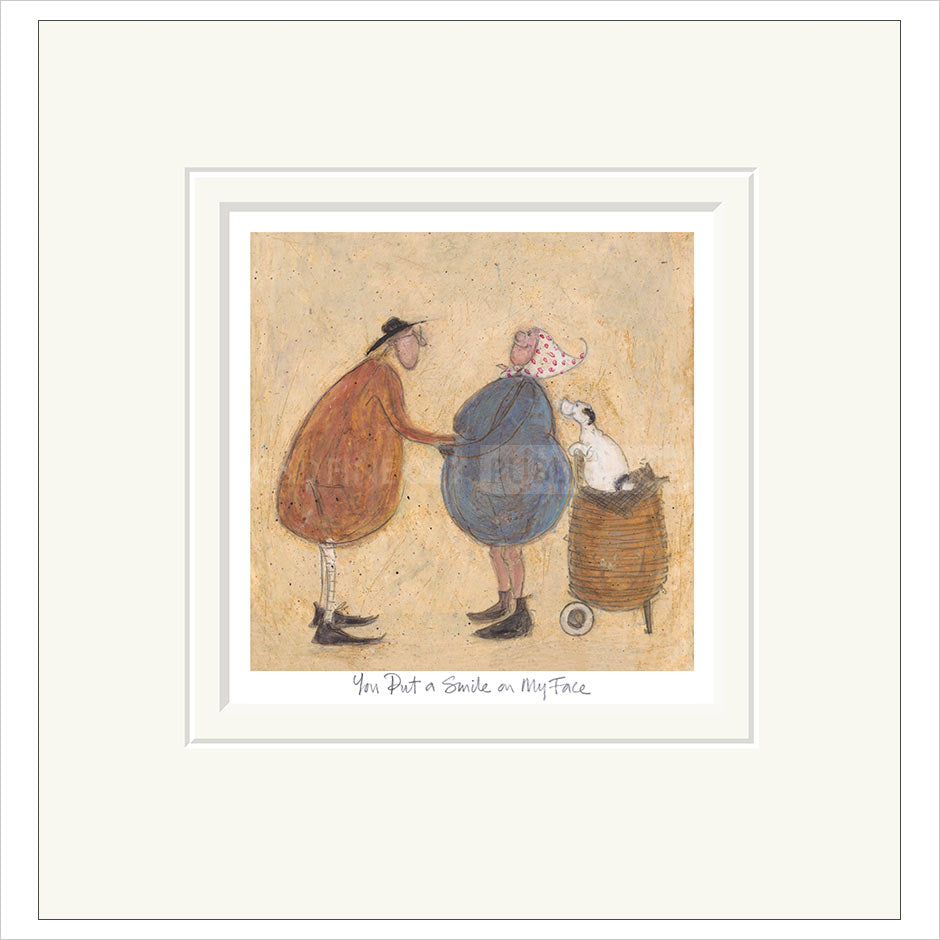 You Put a Smile on My Face Mounted Limited Edition Print by Sam Toft