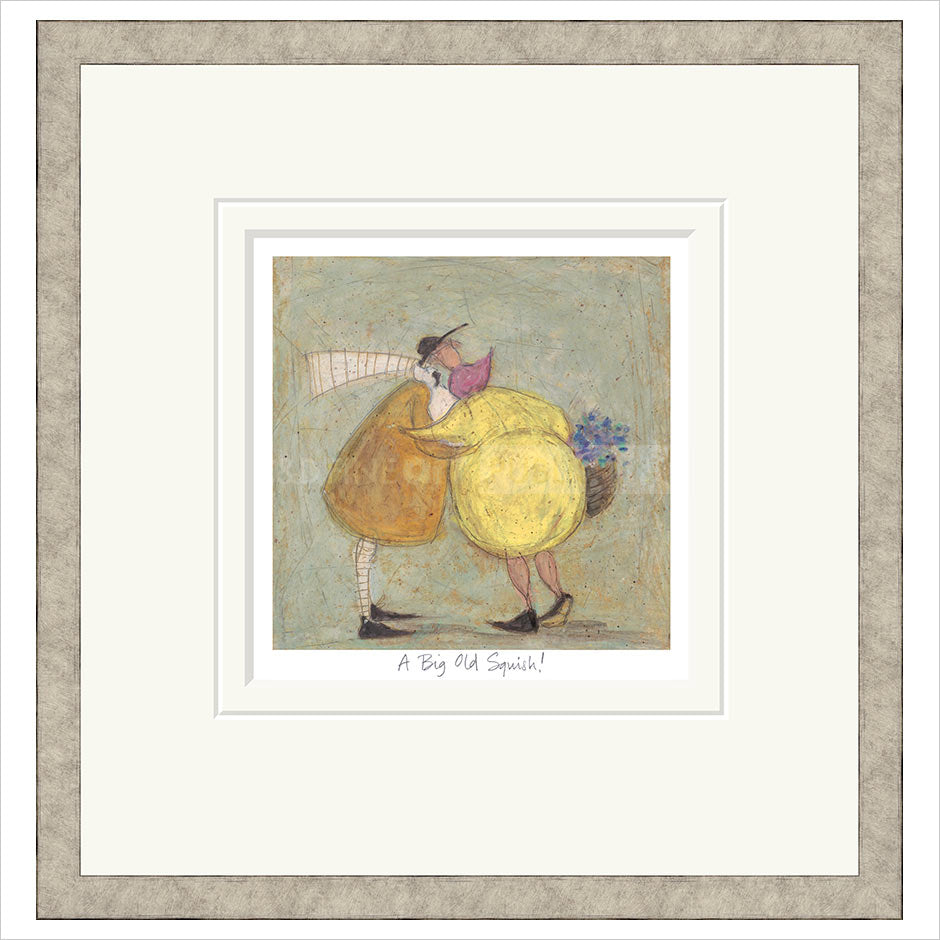A Big Old Squish Framed Limited Edition print by Sam Toft