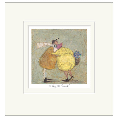A Big Old Squish Mounted Limited Edition print by Sam Toft