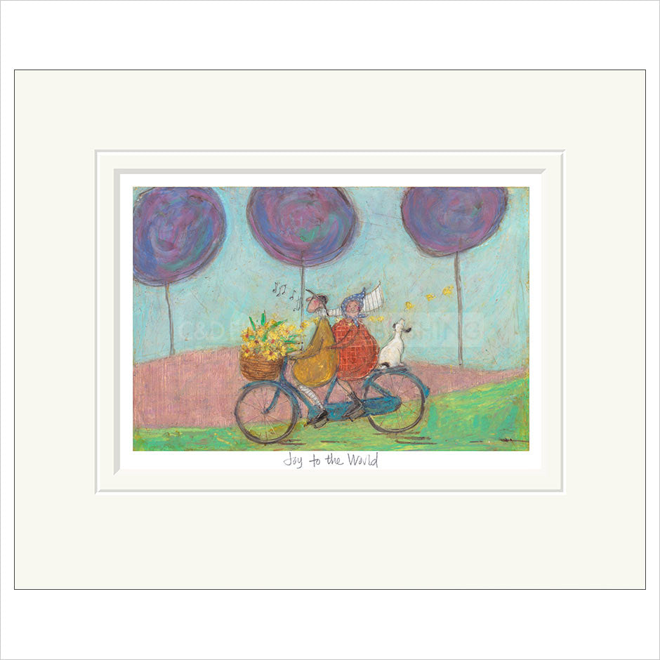 Joy to the World! Mounted Limited edition Print by Sam Toft