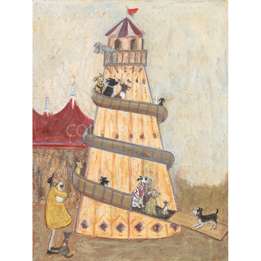 Curly Wurly's Day Out Limited Edition Print by Sam Toft