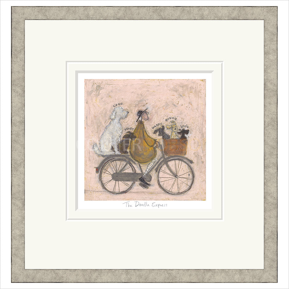 The Doodle Express Framed Limited Edition Print by Sam Toft