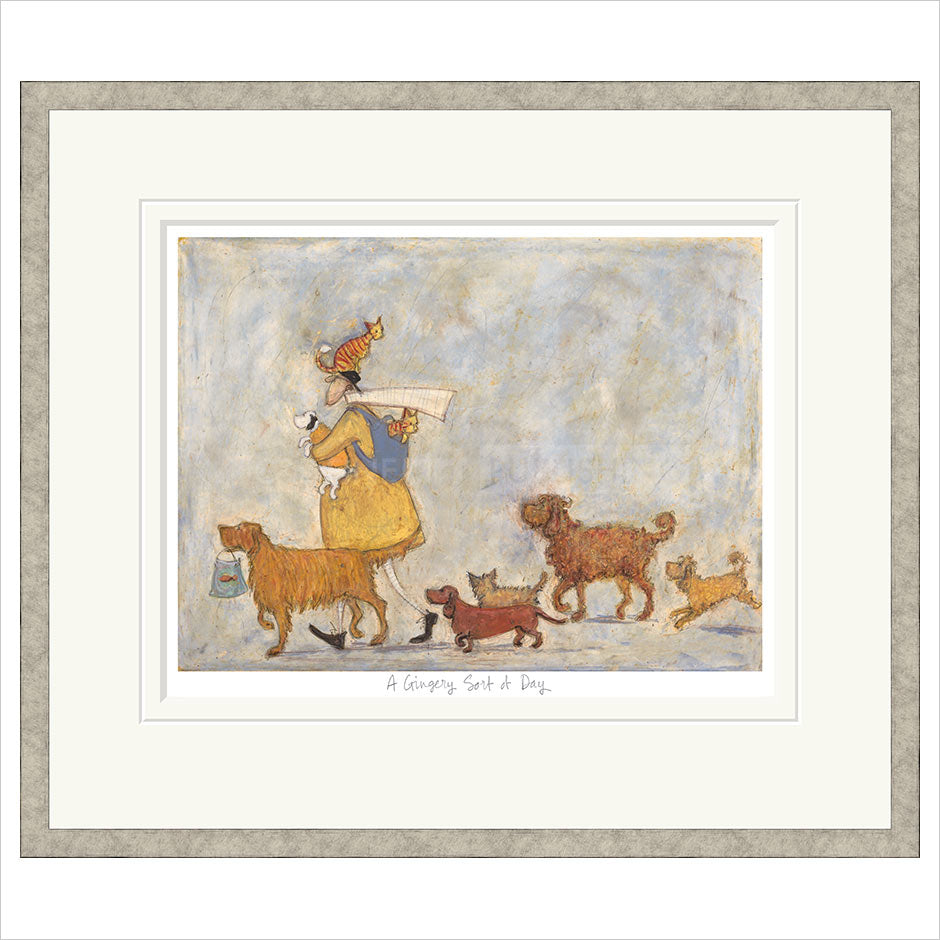 A Gingery Sort of Day Framed Limited Edition Print by Sam Toft