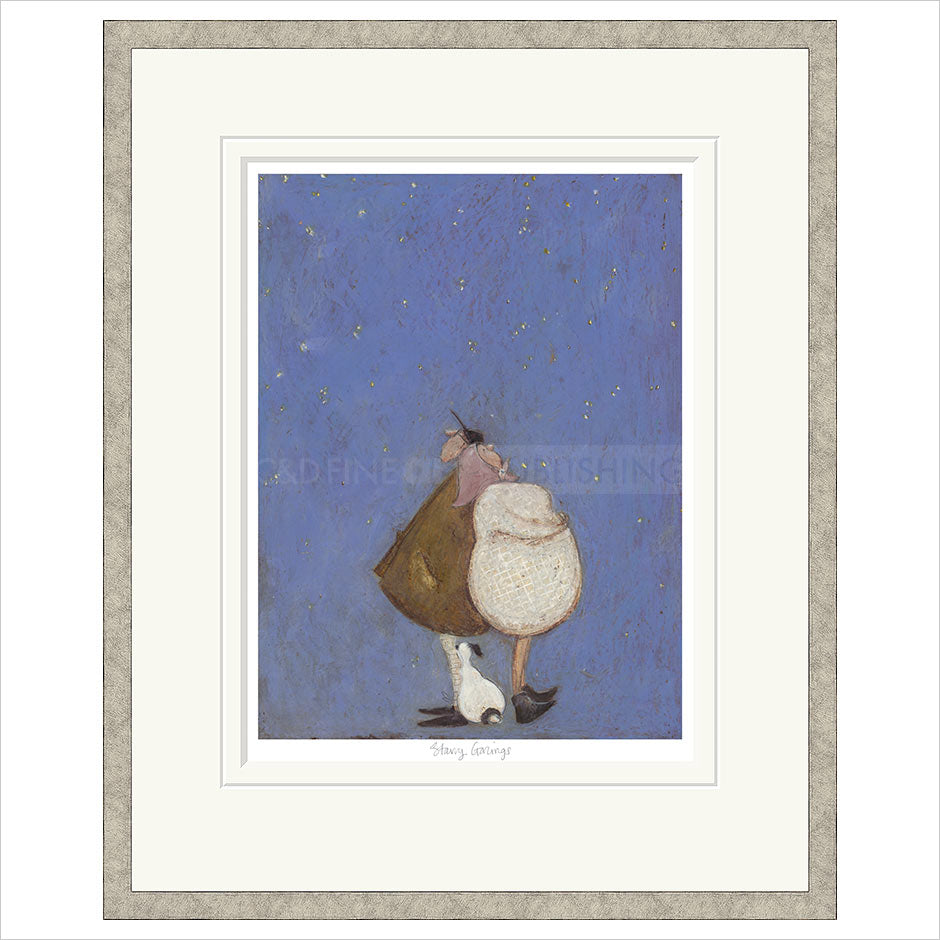 Starry Gazings Framed Limited Edition Print by Sam Toft