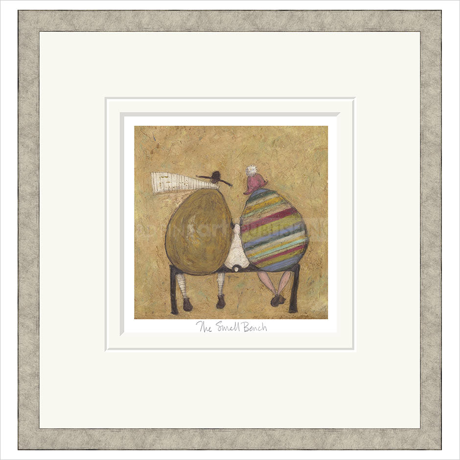 The Small Bench Framed Limited Edition Print by Sam Toft