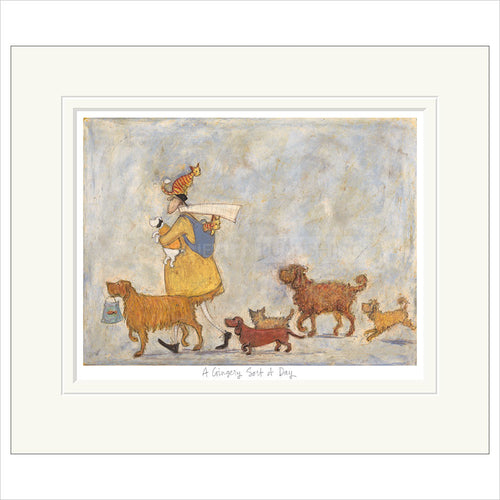 A Gingery Sort of Day Mounted Limited Edition Print by Sam Toft