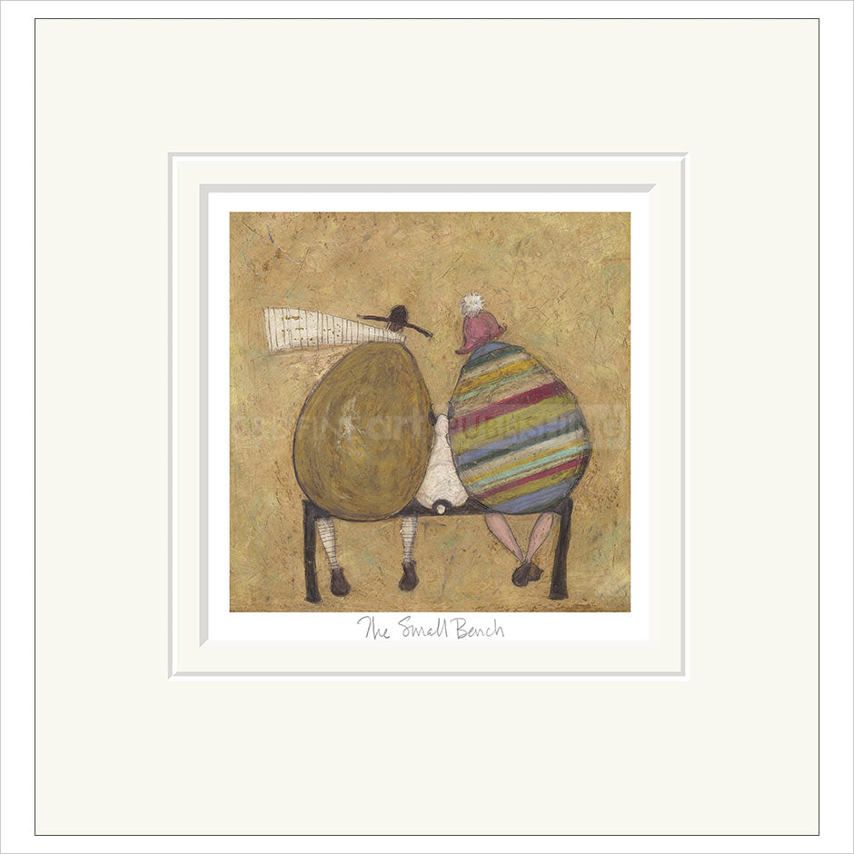 The Small Bench Mounted Limited Edition Print by Sam Toft