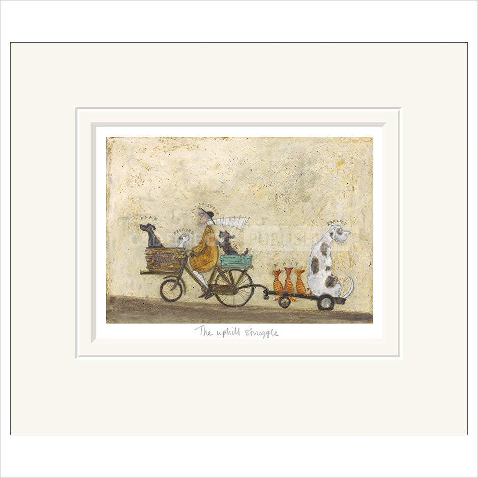 The Uphill Struggle Mounted Limited Edition Print by Sam Toft