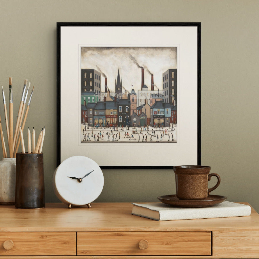A Northern Saturday by Sean Durkin in a cosy home office setting