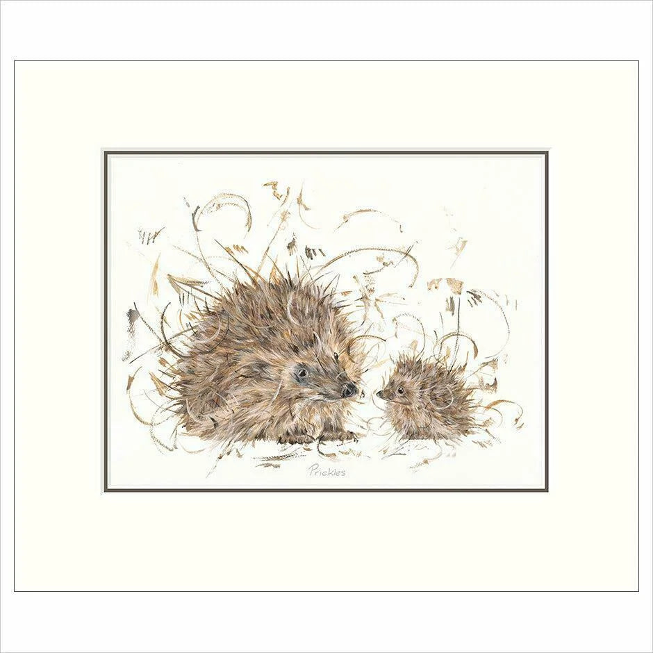 Prickles Mounted Limited Edition print by Aaminah Snowdon