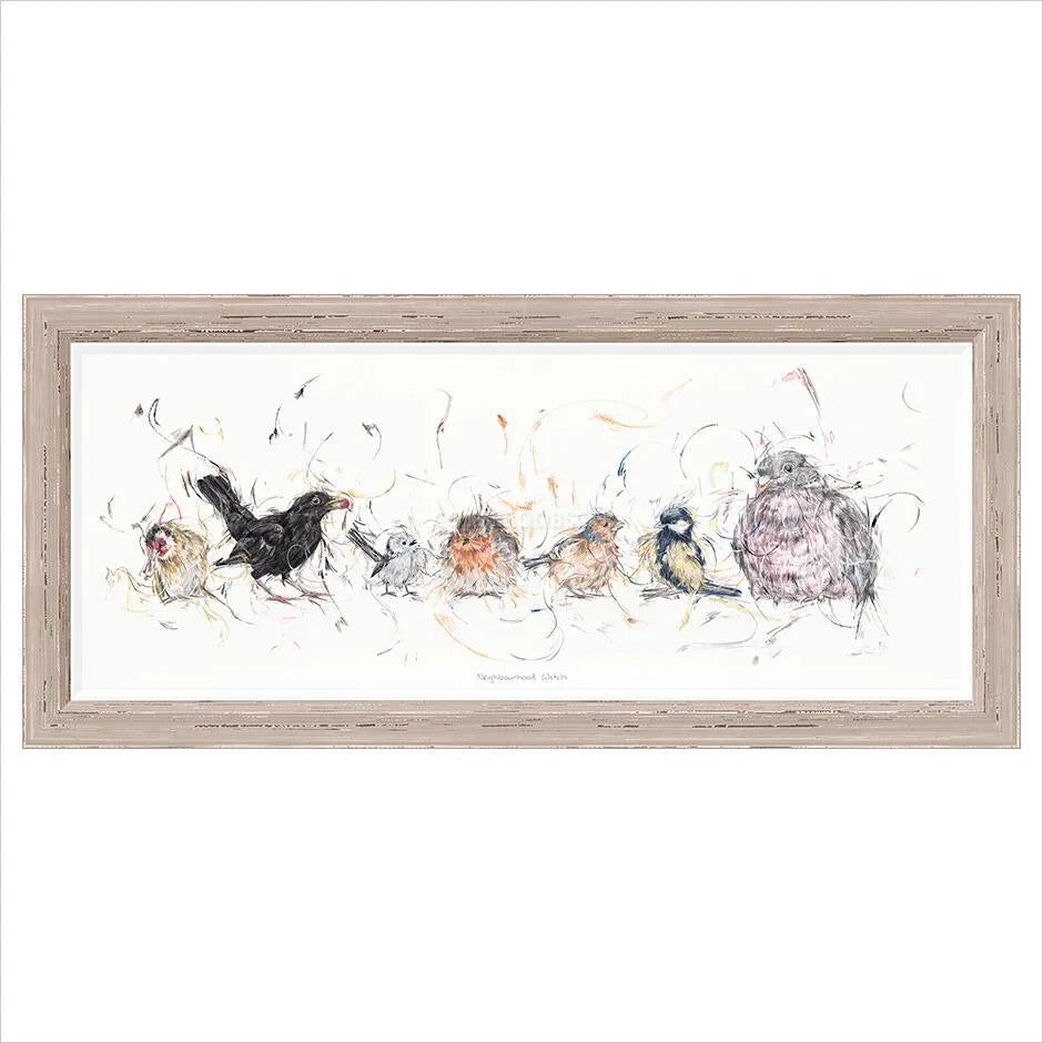 Neighbourhood Watch Framed Limited Edition Print by Aaminah Snowdon