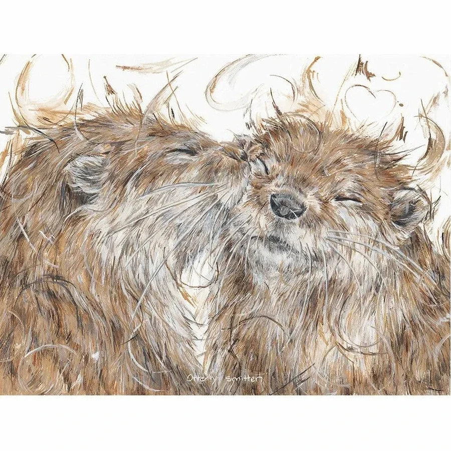 Otterly Smitten Limited Edition print by Aaminah Snowdon