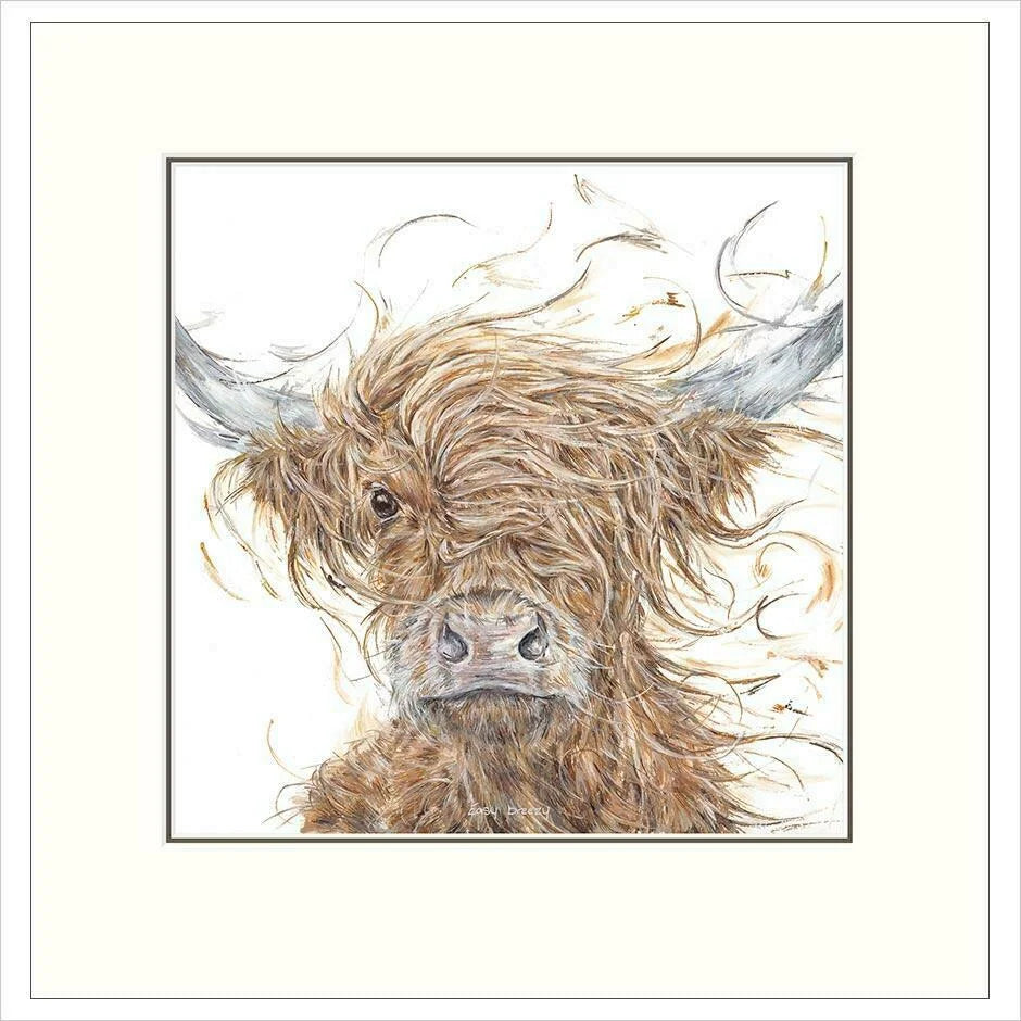 Easy Breezy Mounted Limited Edition print by Aaminah Snowdon