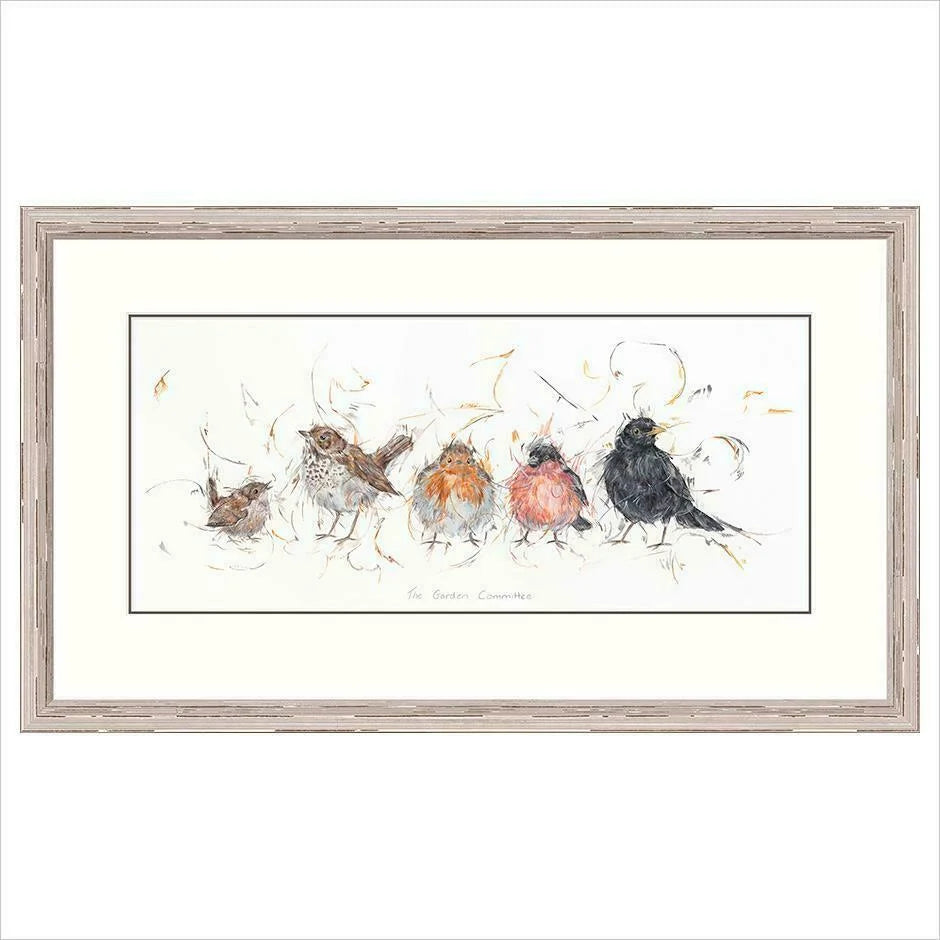 The Garden Committee Framed Limited Edition Print by Aaminah Snowdon