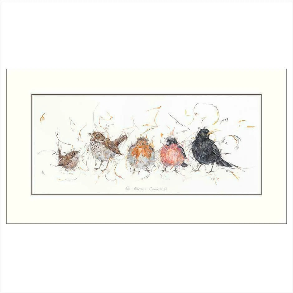 The Garden Committee Mounted Limited Edition Print by Aaminah Snowdon