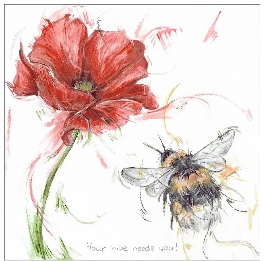 Your Hive Needs You Limited Edition print by Aaminah Snowdon