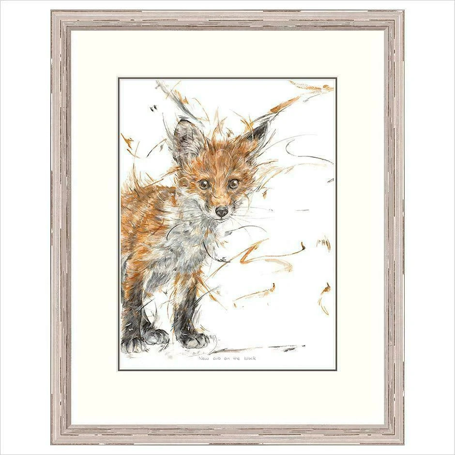 New Cub on the Block Framed Limited Edition Print by Aaminah Snowdon