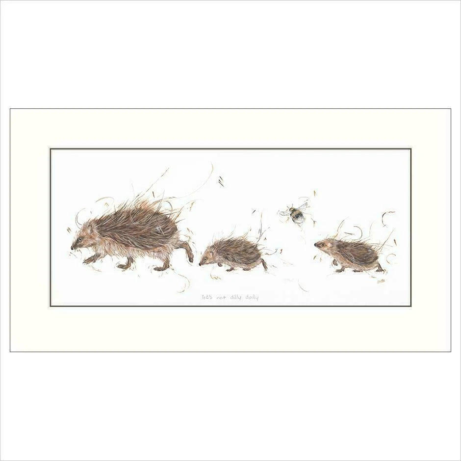 Let's Not Dilly Dally Mounted Limited Edition Print by Aaminah Snowdon