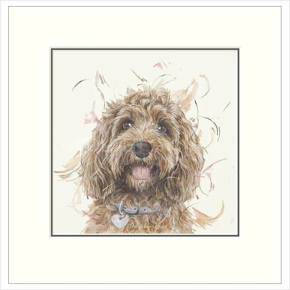 The Golden Child Mounted Limited Edition print by Aaminah Snowdon