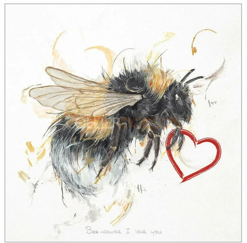 Bee-cause I Love You Limited Edition print by Aaminah Snowdon