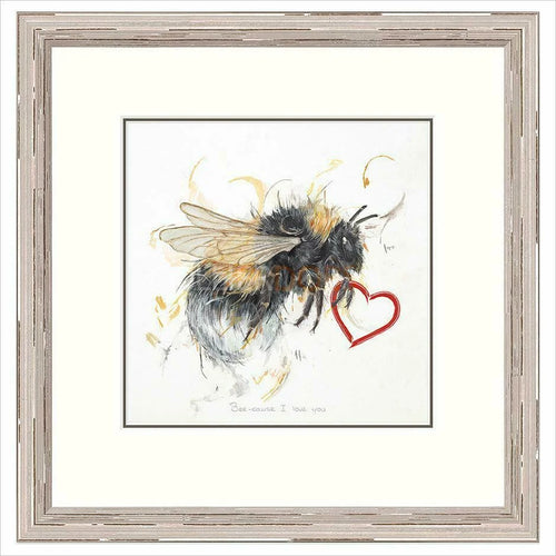 Bee-cause I Love You Framed Limited Edition print by Aaminah Snowdon