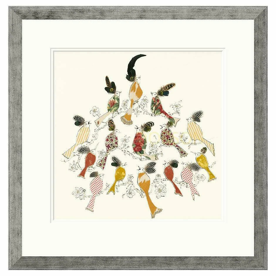 Bird Song Framed (option 1) Limited Edition Print by Anna Wright