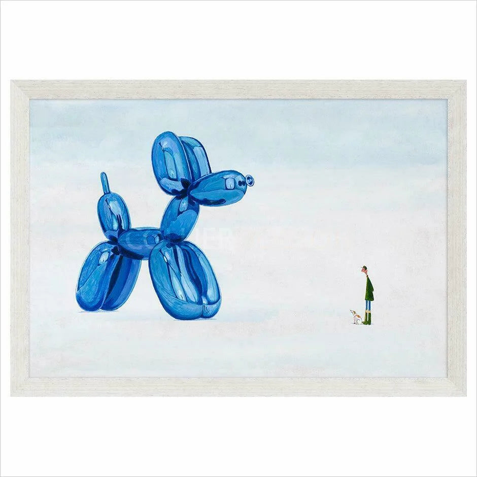 Balloon Dog Framed Artist's Proof Canvas Print by Chris Ross Williamson