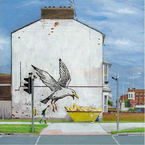 A Wingful of Fries Limited Edition Print by Chris Ross Williamson