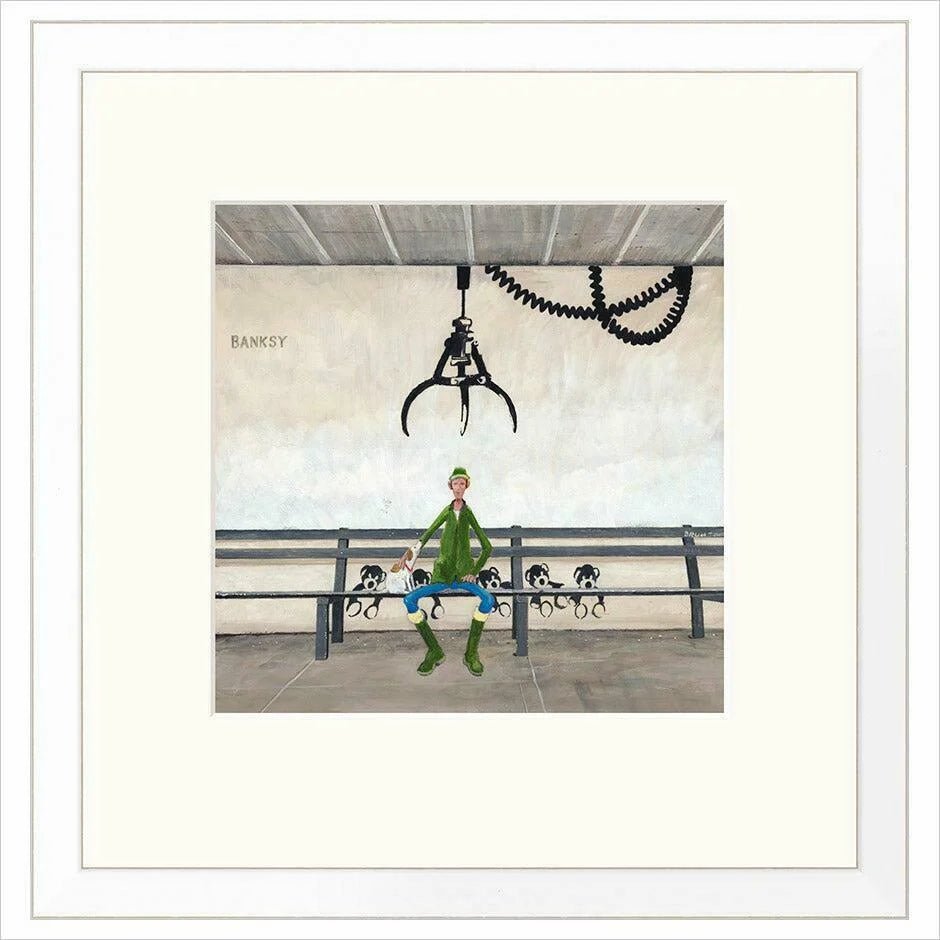 Gorlestone Banksy Framed Limited Edition Print by Chris Ross Williamson