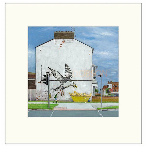 A Wingful of Fries Mounted Limited Edition Print by Chris Ross Williamson