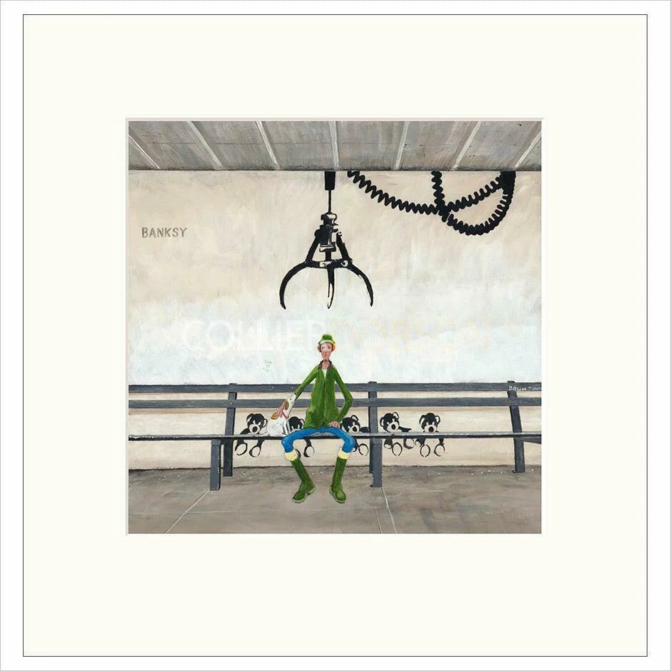 Gorlestone Banksy Mounted Limited Edition Print by Chris Ross Williamson