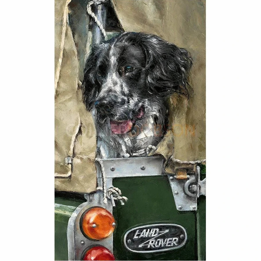 Happy As... Block Mounted Print by Anthony Dobson