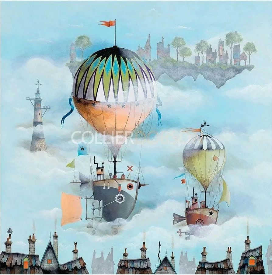 Around the World in 80 Days Limited Edition Print by Gary Walton