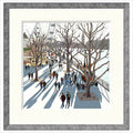 Cafe Society Framed Limited Edition Print by Jo Quigley