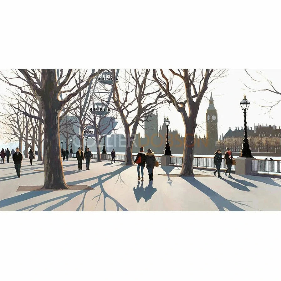 Parliament Sunset Float Mounted Limited Edition Print