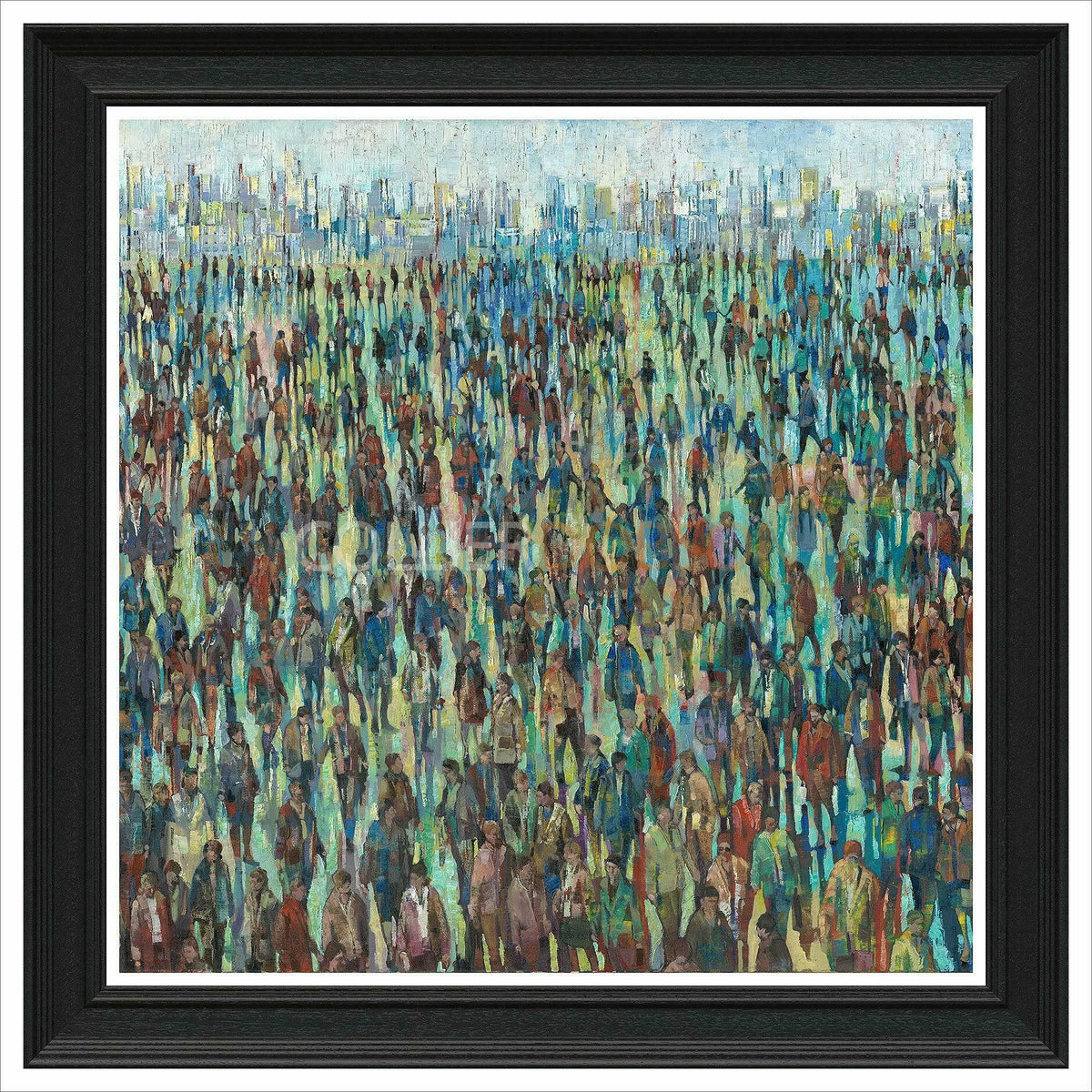 Layers of Society Framed Limited Edition print by Julia Whitehead