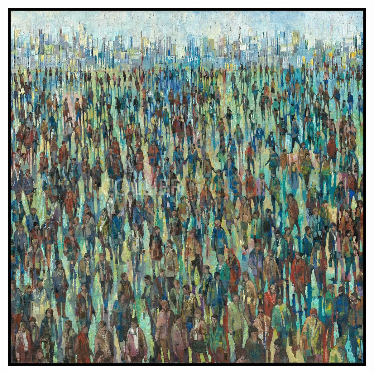 Layers of Society Framed Artist's Proof print by Julia Whitehead
