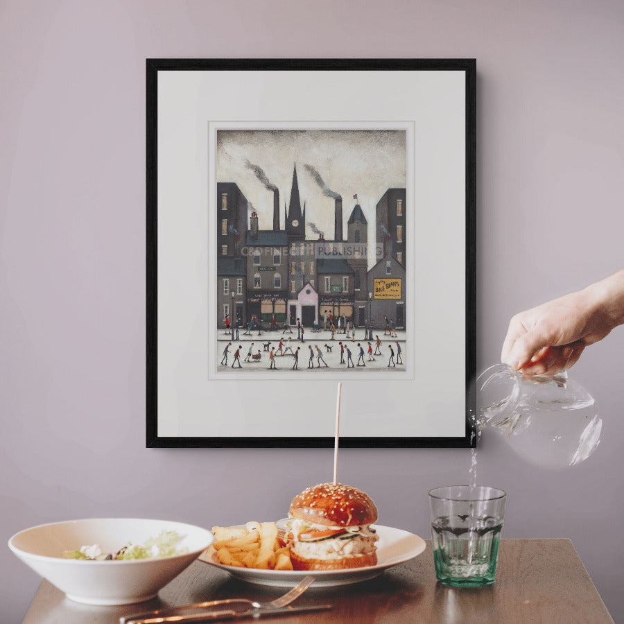 Last Orders on Union Street by Sean Durkin in a bright dining room setting