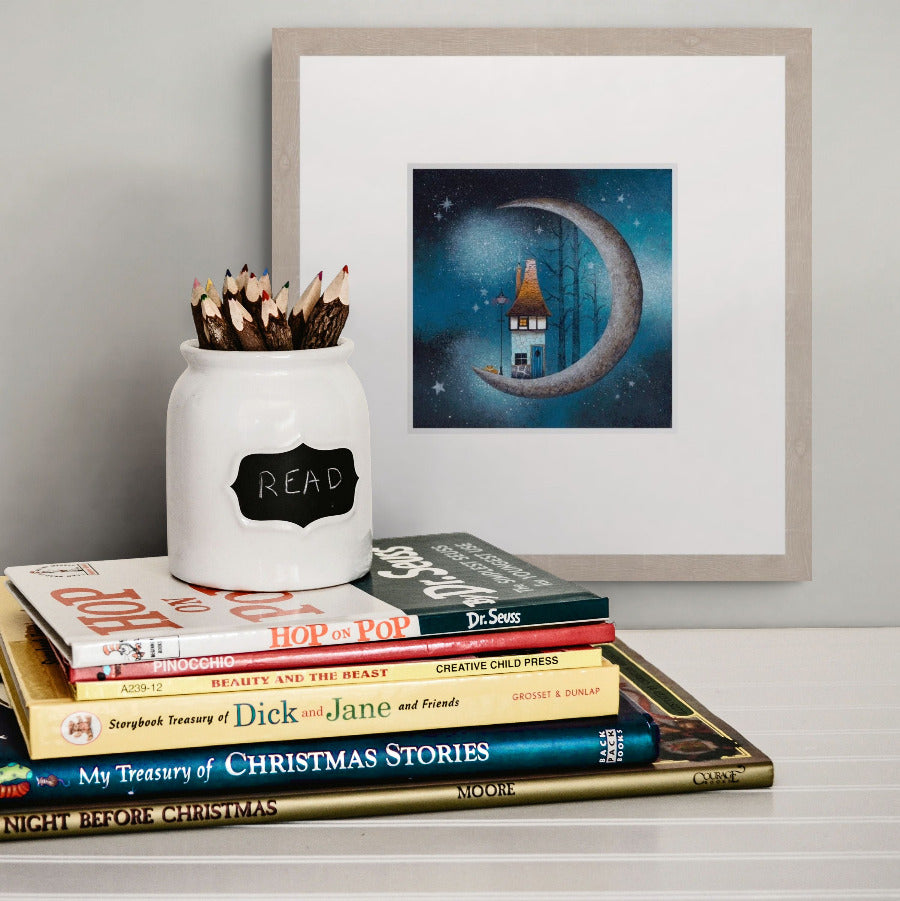 My Quiet Place by Gary Walton in a relaxed library style setting