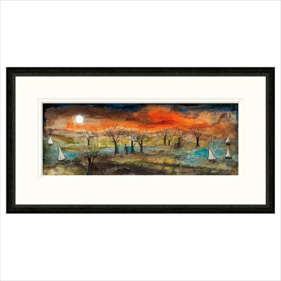 Red Sky in the Morning Framed Limited Edition Print by Rosa Sepple