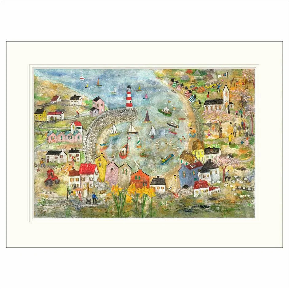 The Cove Mounted Limited Edition Print by Rosa Sepple